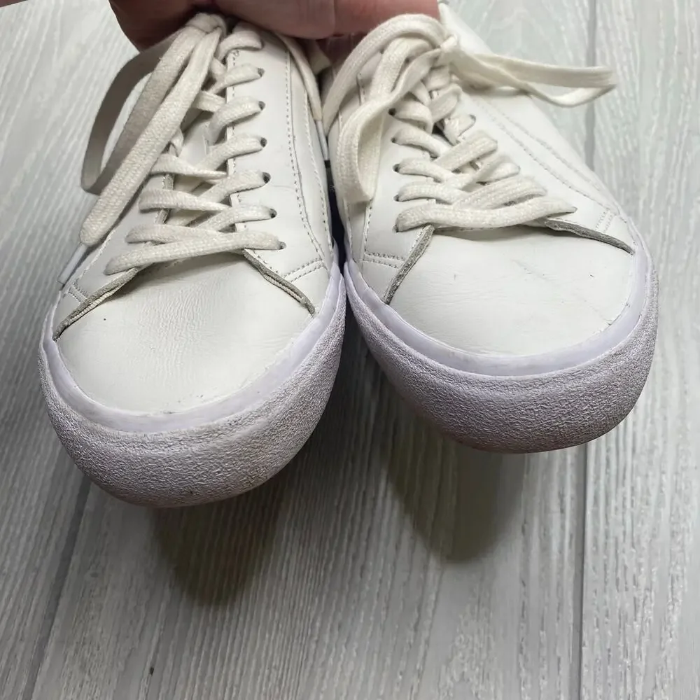 Madewell white leather